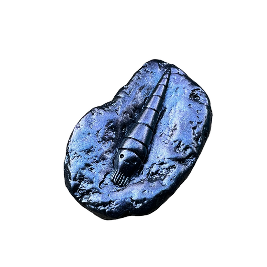 Fossil Friends - Orthoceras (Obsidian)